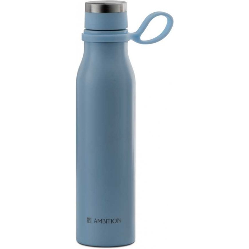 Buteliukas termiczna ze stali nierdzewnej Silky 480 ml mėlyna AMBITION