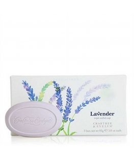 Set Trio, Crabtree & Evelyn, Lavander, Hydrating, Soap Bar, 3 pcs, 85 g