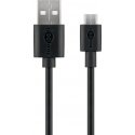 Goobay 46800 USB кабель 1 m USB 2.0 USB A USB B Черный Goobay 46800 USB кабель 1 m USB 2.0 USB A USB B Черный