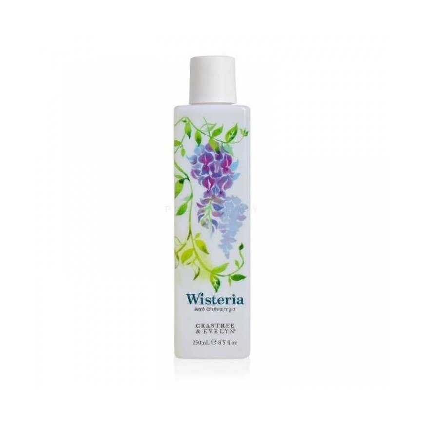 Crabtree & Evelyn, Wisteria, Cleansing, Dušo želė, For All Skin Types, 250 ml