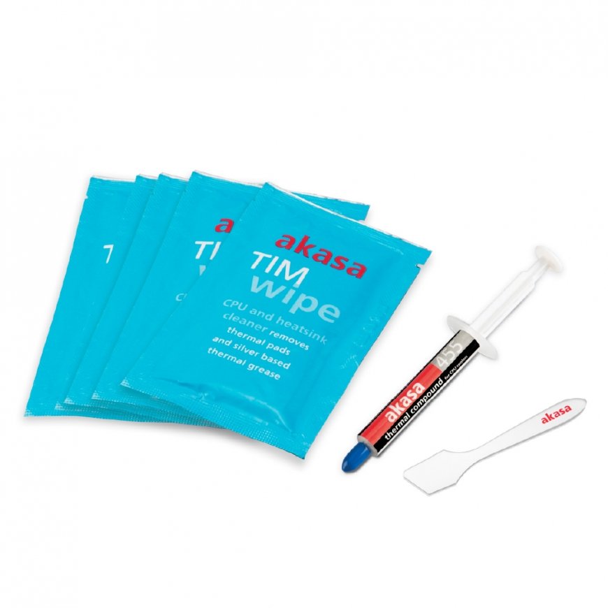 Akasa TIM Wipe Kit Reinigungstücher+ Wärmeleitpaste