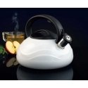 Virdulys su gwizdkiem Velo 2,5 l balta AMBITION