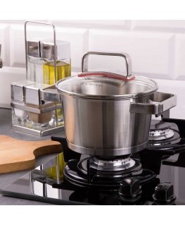 Puodas plieno su dangteliu Selection 16 cm 1,6 l AMBITION