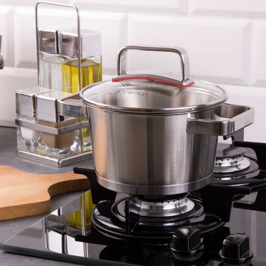 Pot steel with lid Selection 16 cm 1.6 l AMBITION