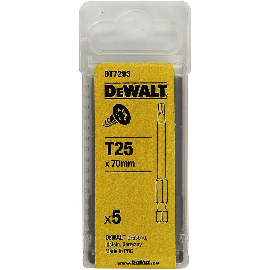 DeWALT DT7293-QZ skrūvgrieža uzgalis 5 pcs