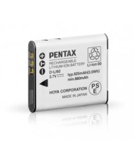 Pentax D-LI92 Liitiumioon (Li-Ion) 925 mAh