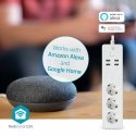 Nedis WIFIP312FWT nutikas pikendusjuhe 3 vahelduvvoolu kontakt Tüüp F 1,8 m 4 3680 W Valge Nedis WIFIP312FWT nutikas pikendusjuhe 3 vahelduvvoolu kontakt Tüüp F 1,8 m 4 3680 W Valge