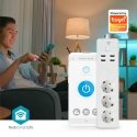 Nedis WIFIP312FWT Smart power strip 3 AC outlet(s) Type F 1.8 m 4 3680 W White