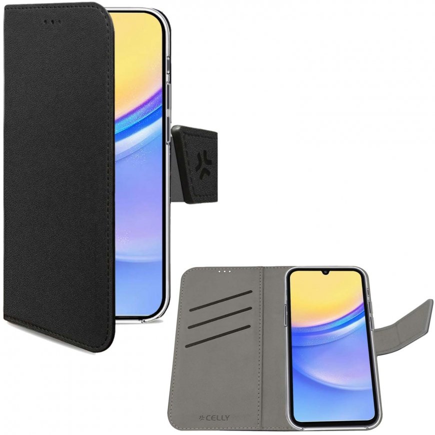 Case Celly Wally Wallet Case Galaxy A15 4G / A15 5G Black