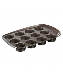 Shape for 12 muffins Asymmetry 25.5 x 38 cm PYREX