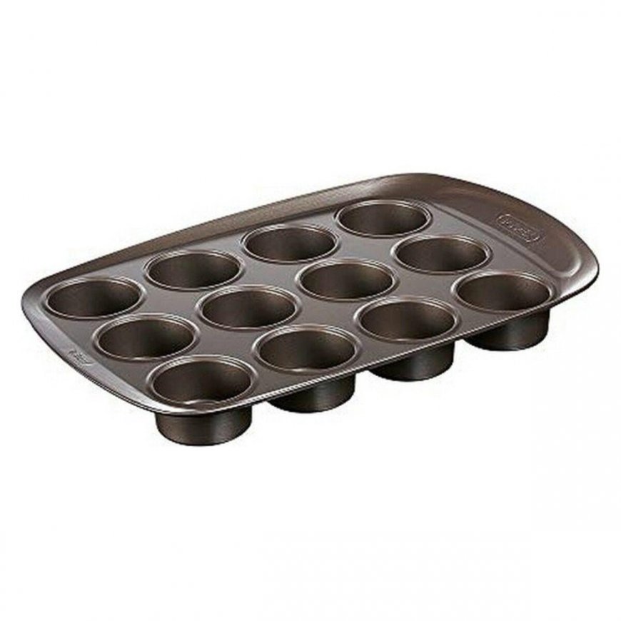 Shape for 12 muffins Asymmetry 25.5 x 38 cm PYREX