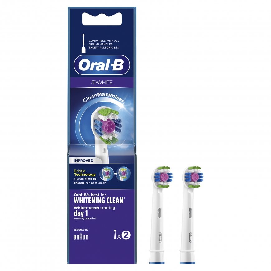 Oral-B 3D White Clean Maximiser Brush Heads 2 pc(s) – 2