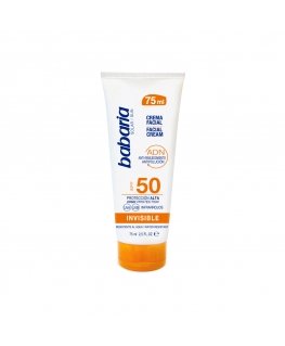 Babaria SPF50 Invisible Facial Cream Pretiedeguma krēms Seja 50 Pieaugušajiem
