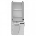 Topeshop NEL 2K DD BPOŁ bathroom storage cabinet White