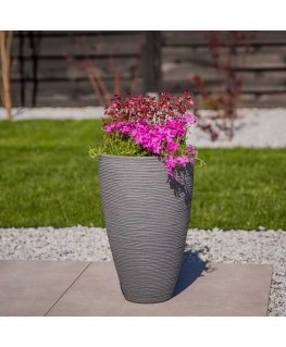 Donica ogrodowa okrągła 45 x 70 cm pilka PATIO
