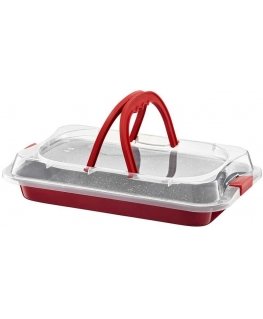Dajar Brytfanna with plastic cover Cherry 36 x 23 cm Ambition