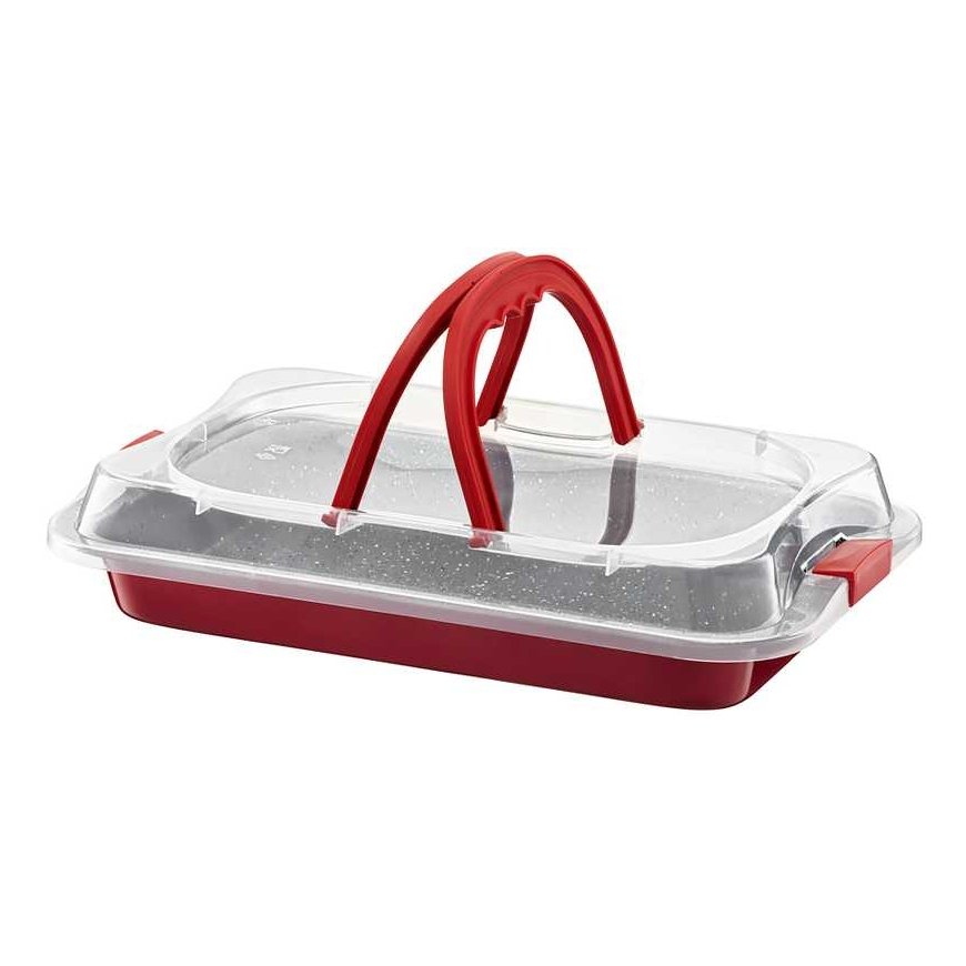 Dajar Brytfanna with plastic cover Cherry 36 x 23 cm Ambition