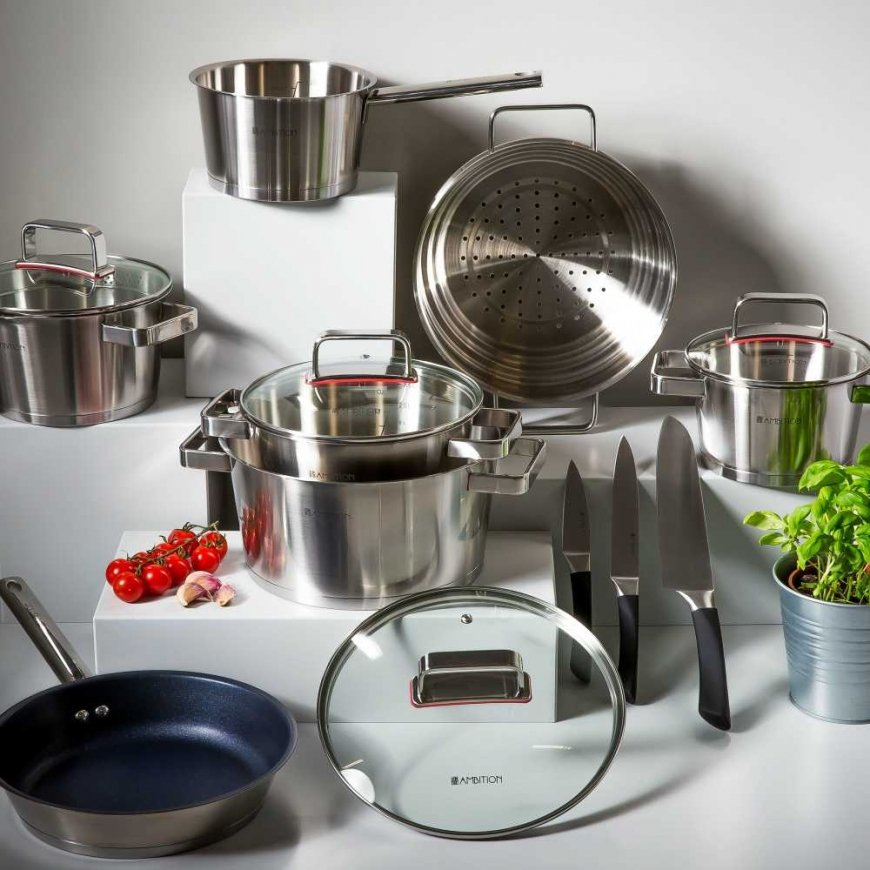 Pot set Selection 11-piece AMBITION + FREE