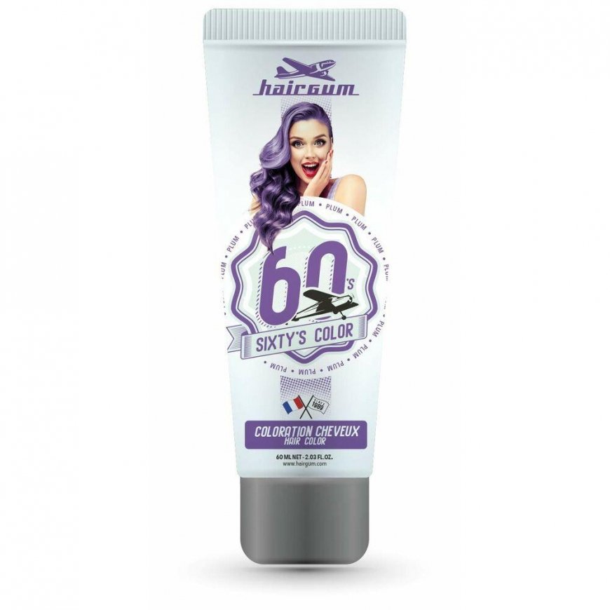 Plum Hairgum Sixty`s Color Hair Color