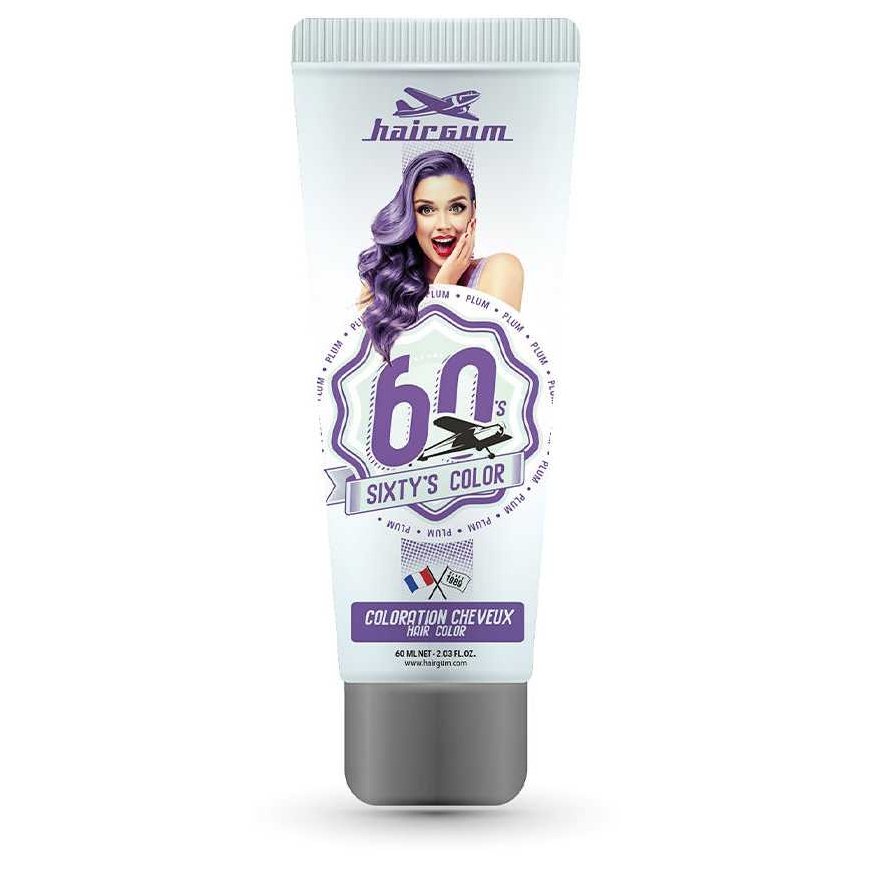 Hairgum Sixty's Color Hair Color Plum – 3