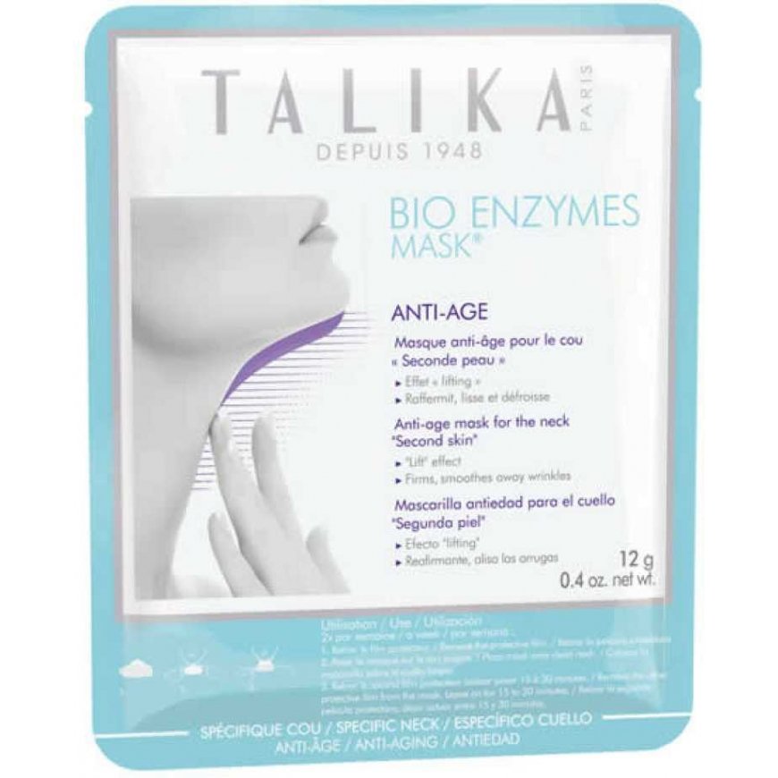 "Talika Bio Enzyme" mask for the neck against the first signs of aging 12g – 3