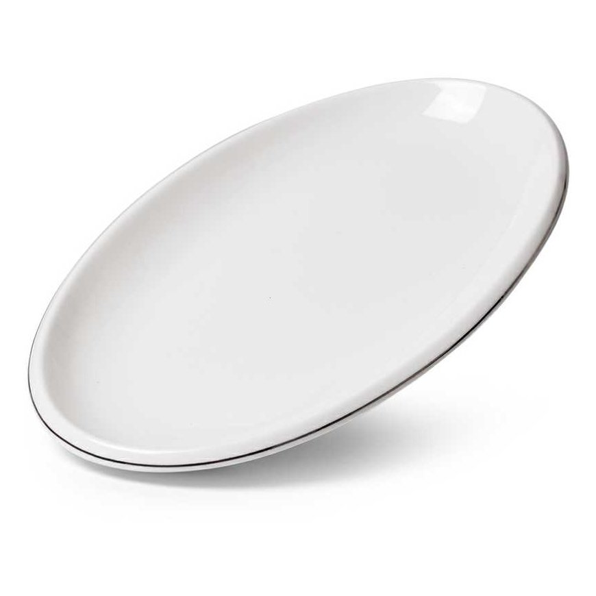 Fissman Oval dish ALEKSA 35x21cm, white (porcelain)