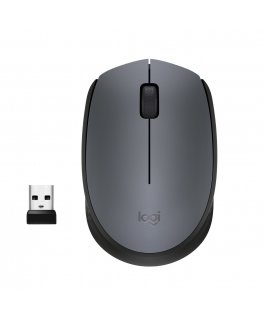 Logitech M170 Grey-K pele Birojs Abām rokām RF Bezvadu Optisks 1000 DPI