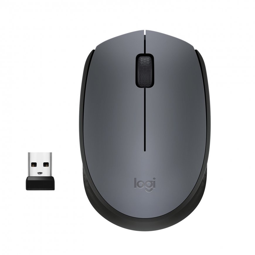 Logitech M170 Grey-K hiir Kontor Mõlemakäeline Raadioside Optiline 1000 DPI