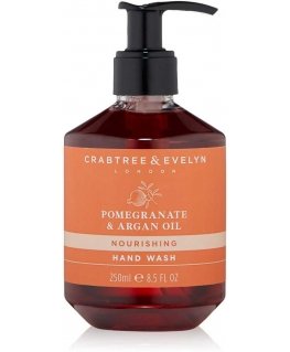 Crabtree & Evelyn, Pomegranate & Argan Oil, maitininantis, Liquid Soap, For Hands, 250 ml