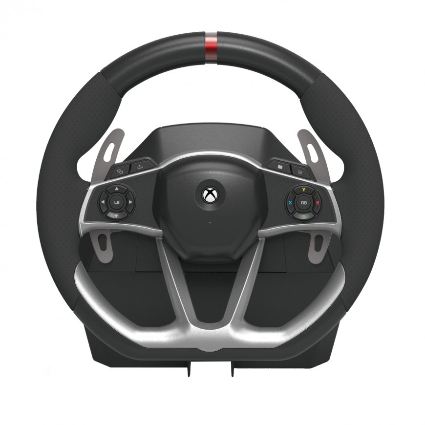 Hori Force Feedback Racing Wheel DLX Must USB Juhtpult + pedaalid Digitaalne Xbox One, Xbox Series S