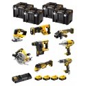 DEWALT Rinkinys COMBO 18V DCK865P4T (DCD796, DCF899H, DCS367, DCH273, DCS334, DCG405, DCS355, DCS570) 4x5,0Ah 4xTSTAK DEWALT Rinkinys COMBO 18V DCK865P4T (DCD796, DCF899H, DCS367, DCH273, DCS334, DCG405, DCS355, DCS570) 4x5,0Ah 4xTSTAK