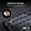 Corsair K65 PLUS WIRELESS 75 % RGB tastatūra Speļu RF bezvadu + USB QWERTZ Vācu Melns Corsair K65 PLUS WIRELESS 75 % RGB tastatūra Speļu RF bezvadu + USB QWERTZ Vācu Melns