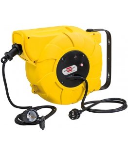 Brennenstuhl 1241000300 удлинитель 18 m 1 розетка(и) Черный, Желтый
