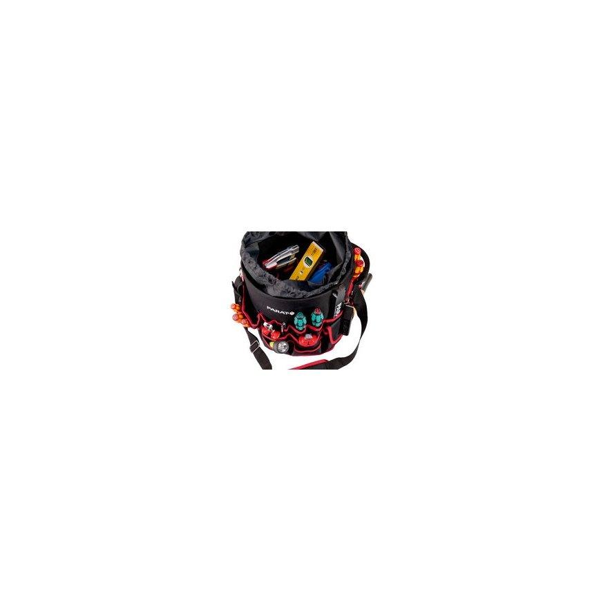 Parat 5990831991 Tool box Fabric Black, Red – 3