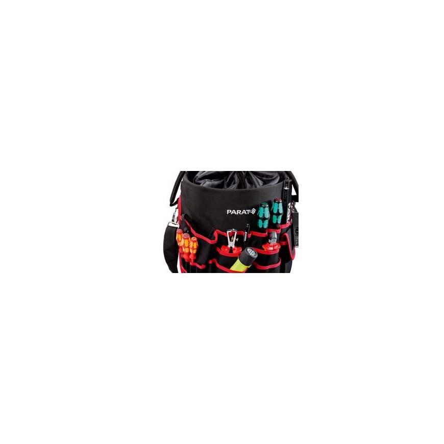 Parat 5990831991 Tool box Fabric Black, Red – 5