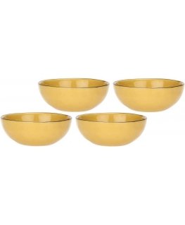 Rose&Tulipani Rinkinys 4 misek Concerto Ocra - Geltonas, 15 cm