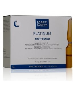 MartiDerm PLATINUM Night Renew Sejas serums 20 ml