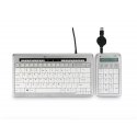 BakkerElkhuizen S-board 840 Numeric numbritega klahvistik PC USB Helehall, Valge BakkerElkhuizen S-board 840 Numeric numbritega klahvistik PC USB Helehall, Valge