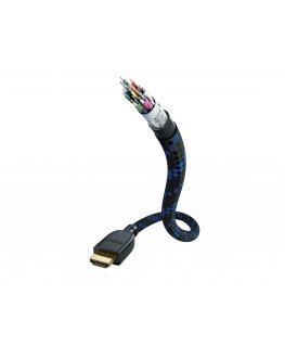 Inakustik 00423520 HDMI кабель 3 m HDMI Тип A (Стандарт) Черный, Синий