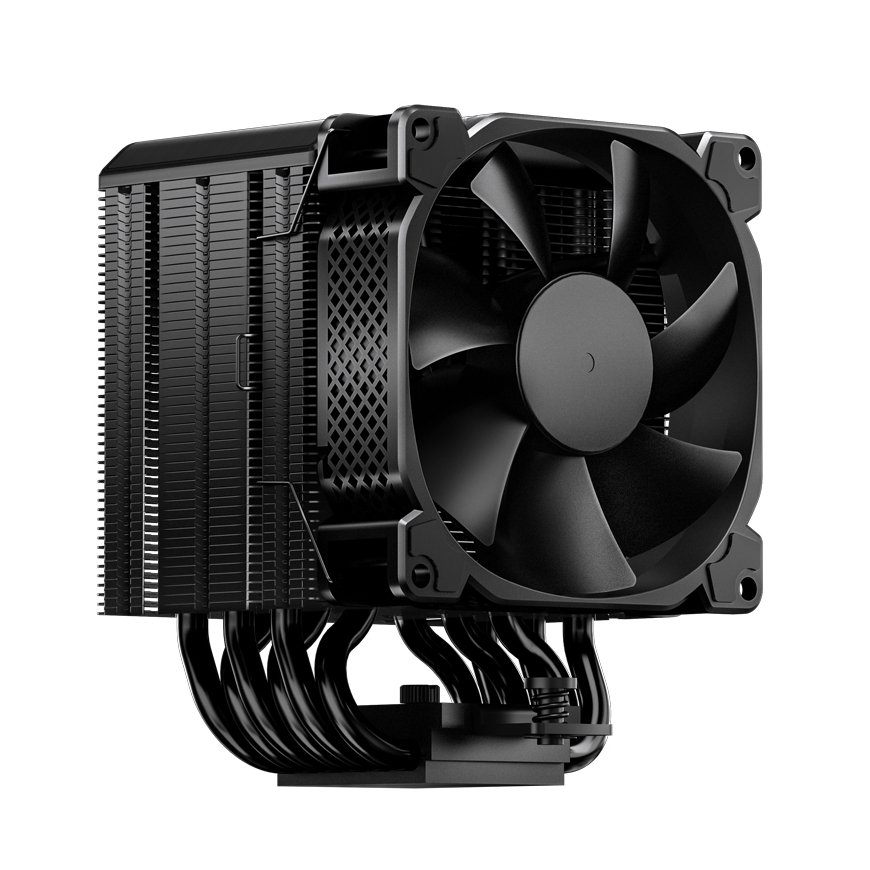 Jonsbo HX6210 система охлаждения компьютера Процессор Heatsink/Radiatior 9,2 cm Черный 1 шт – 2