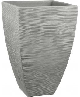 Donica ogrodowa kwadratowa 60 cm gray PATIO