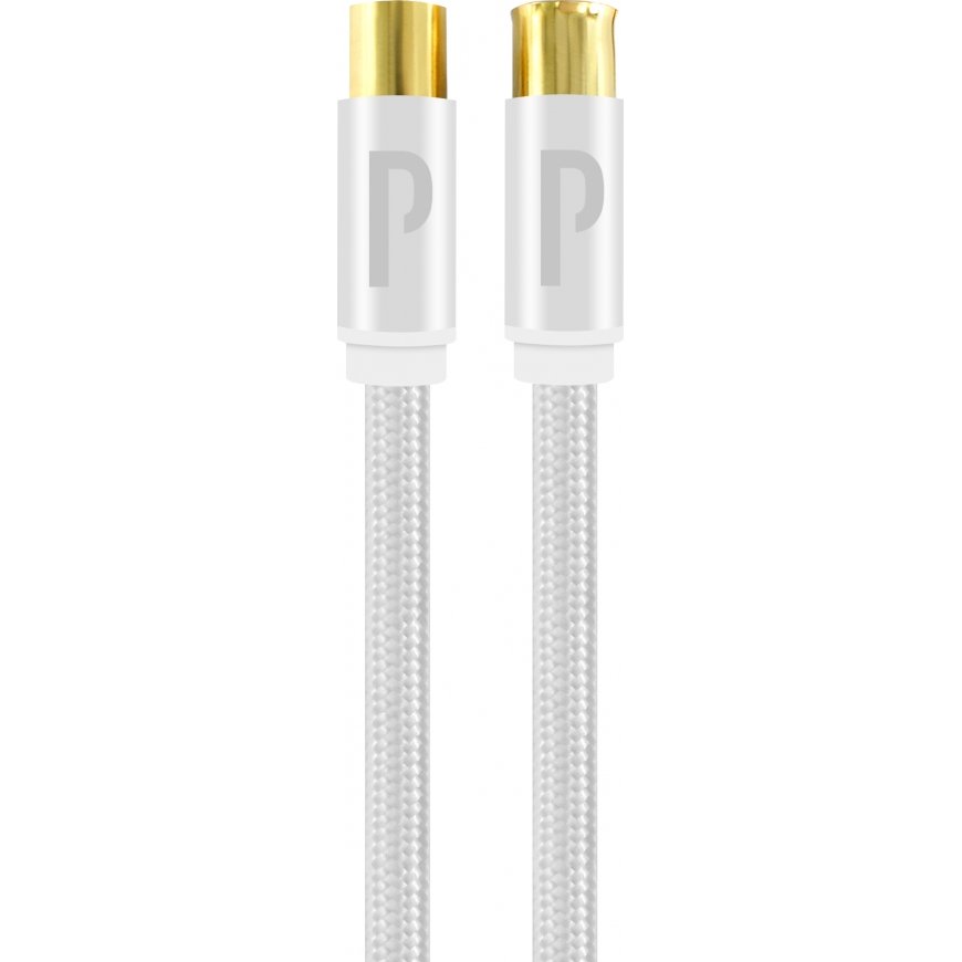 Profinity 135 dB -antennikaapeli, 1 m, valkoinen