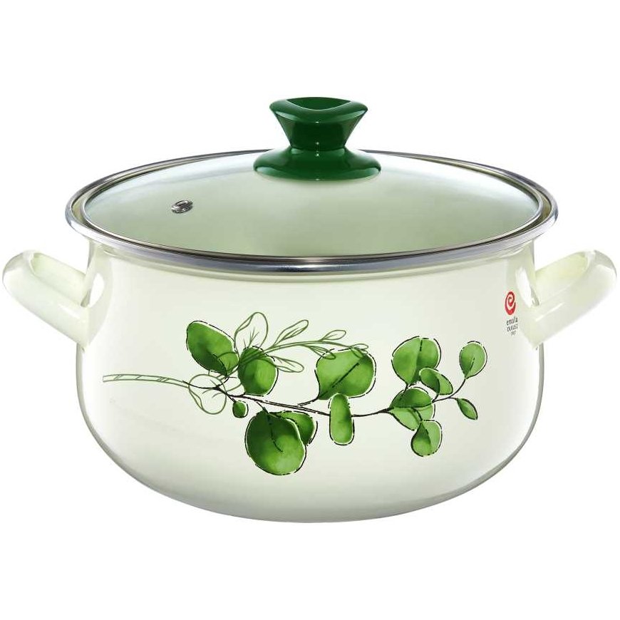 Enamel pot Eucalyptus 4.2 l ENAMEL OLKUSZ