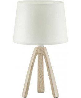 Lampka stojąca Ilumi 18 x 18 x 31 cm kreminė DOMOTTI