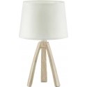 Lampka stojąca Ilumi 18 x 18 x 31 cm kreminė DOMOTTI Lampka stojąca Ilumi 18 x 18 x 31 cm kreminė DOMOTTI