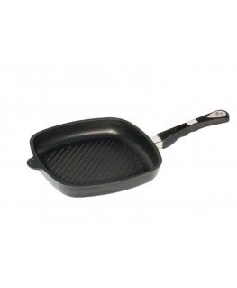 Amt Gastroguss Square pan 26x26cm, with grill. Mr. AMTE264G-E-Z30-PL