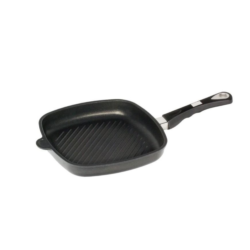 Amt Gastroguss Square pan 26x26cm, with grill. Mr. AMTE264G-E-Z30-PL