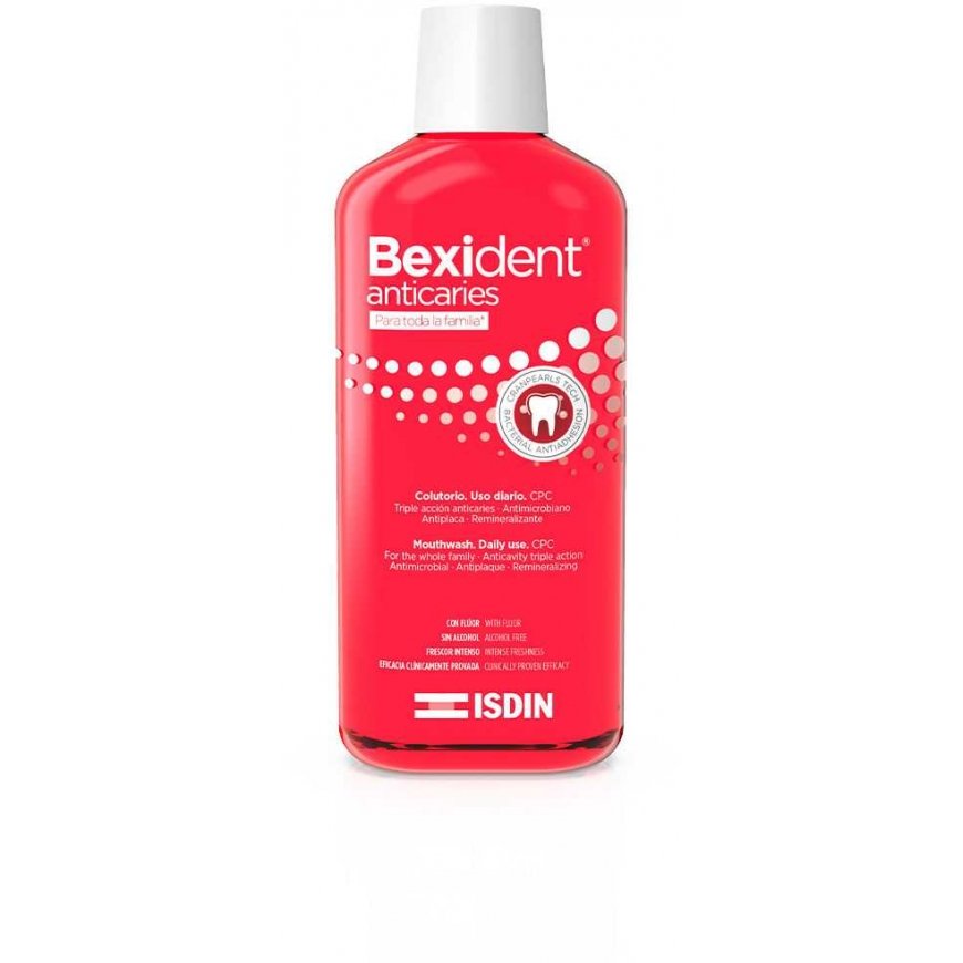 Isdin Bexident Anti Cavity Mouthwash, 500 ml – 3