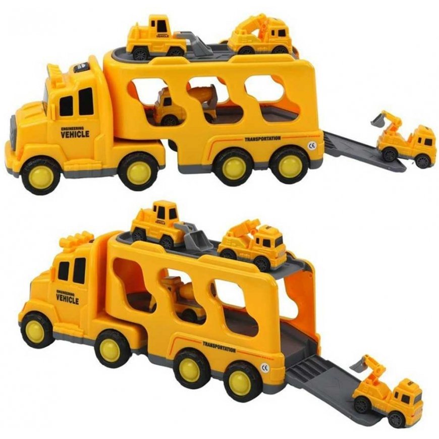 Woopie Tralas car set 5 cars - roadside assistance – 2