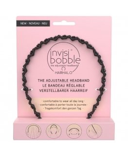 Invisibobble Hairhalo True Dark Sparkle, black